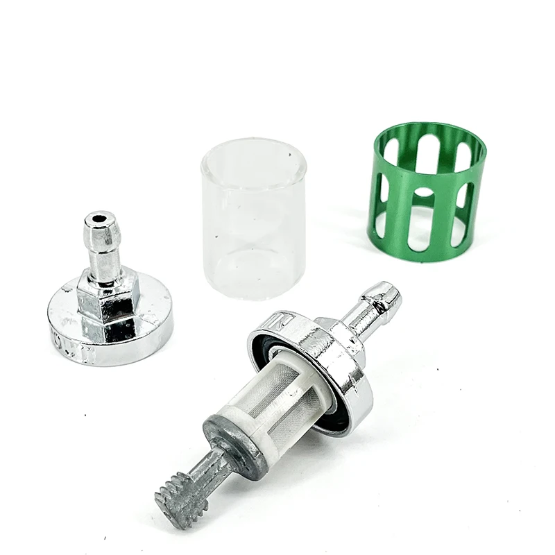 CNC 알루미늄 합금 유리 가스 연료 가솔린 오일 필터 모토, 더트 피트 자전거 125, 140, 150, 160cc CRF70, 90 110, TTR100, 110, KLX65 용, 8mm