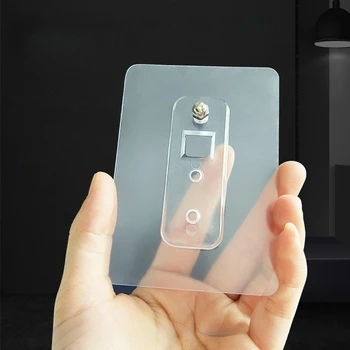 Strong กาวห้องน้ําชั้นวางสติกเกอร์สกรู 4x10 มม.ไม่มีเล็บความเสียหาย Non Marking Firm Hold Self Stick ติดตั้งสติกเกอร์สําหรับ Rack 1