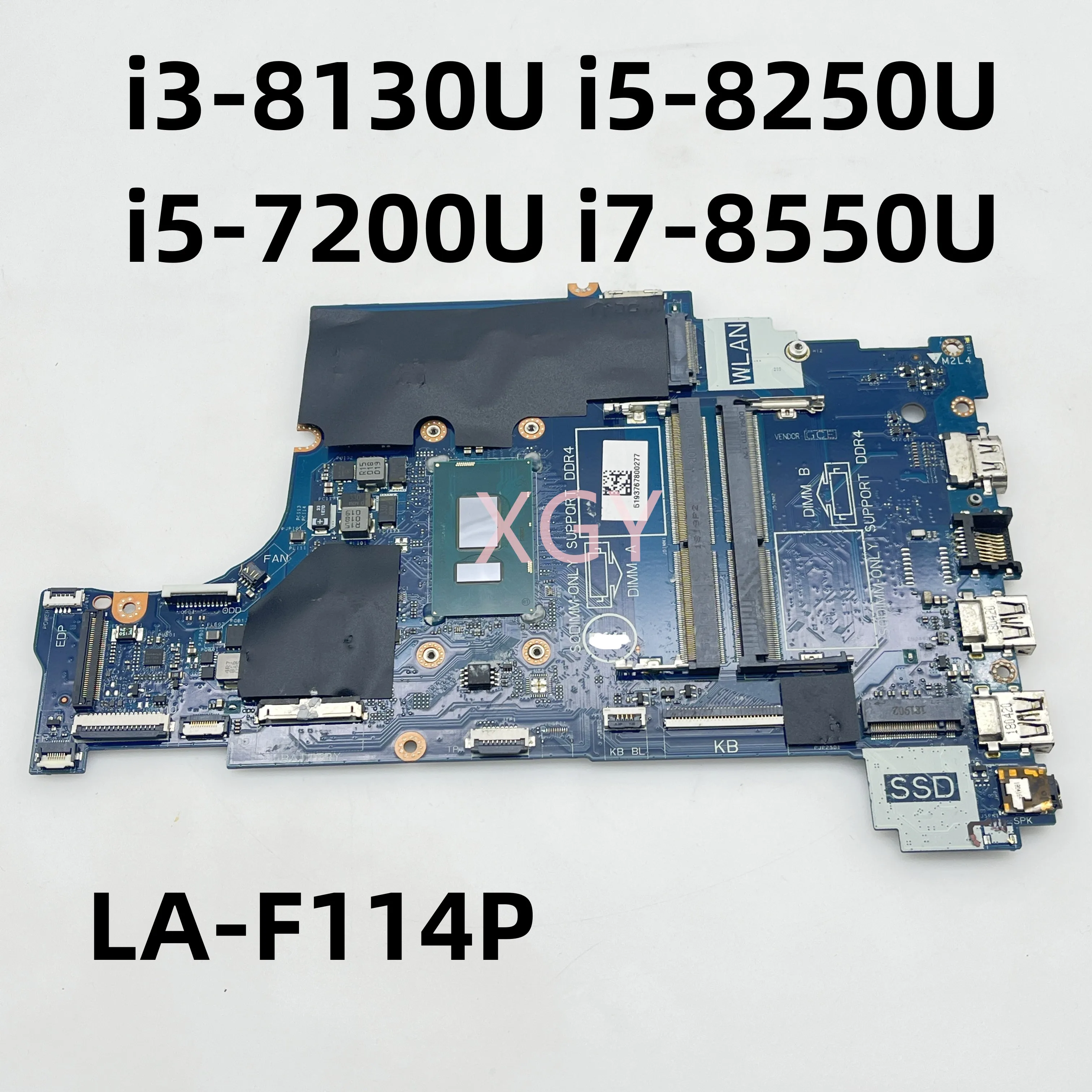 

V5DDM LA-F114P CPU: i3-8130U i5-8250U i5-7200U i7-8550U системная плата для Dell Inspiron 5570 Материнская плата ноутбука 100% протестирована ОК