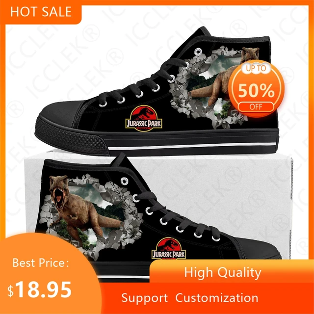 custom jurassic park shoes