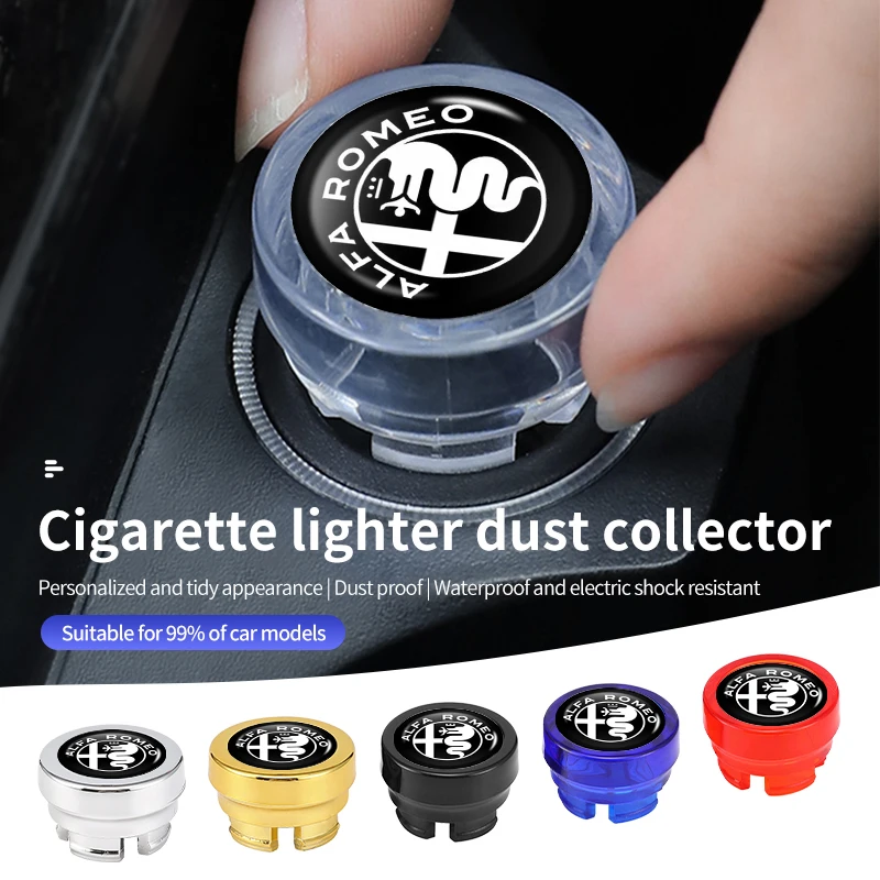 Coperchio Accendisigari Per Auto Tappo Antipolvere Tappo Decorativo Per Alfa Romeo Gt Stelvio F1 Brera Volante Tonale Gloria Disco