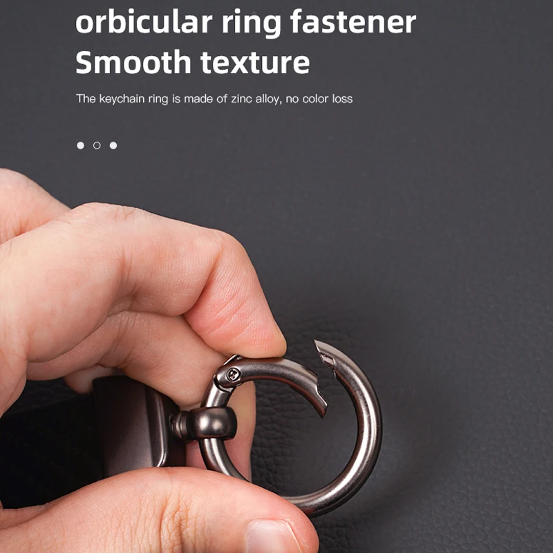 Premium Leather Car Logo Key Chain