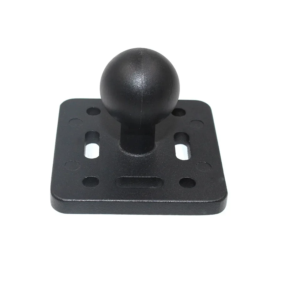Aluminum Rubber 1 inch Tripod Ball Head Round Square Mounting Base Motorcycle for Gopro for Ram Mounts Garmin DSLR action camera adapter