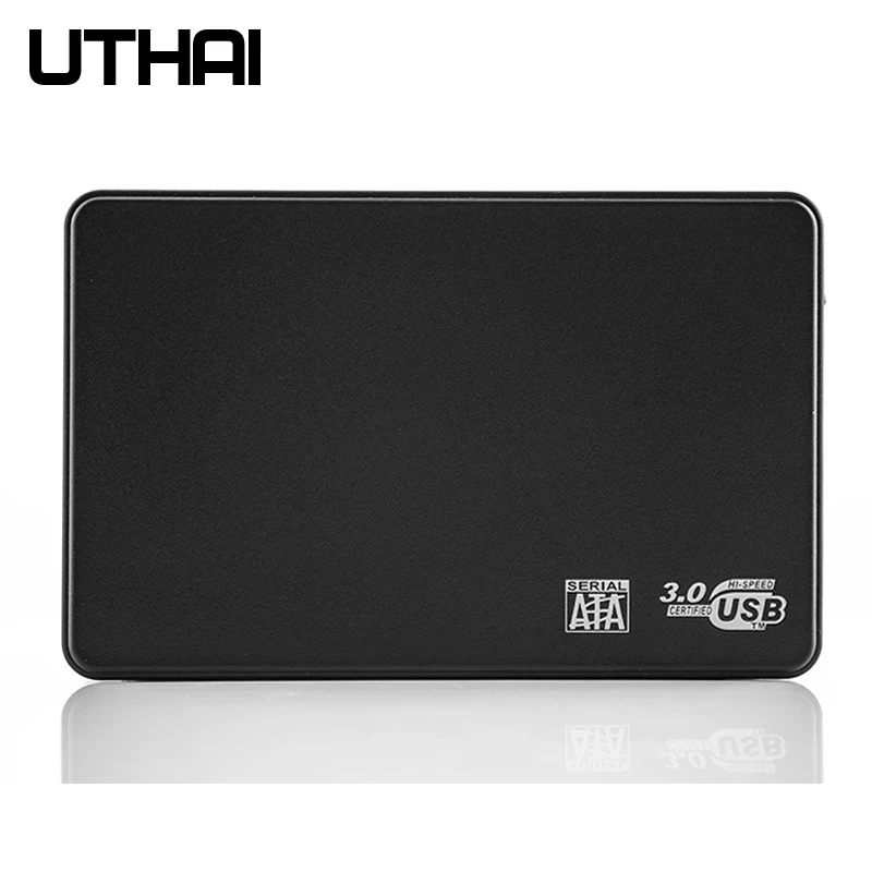 2.5" SATA to USB3.0 HDD Enclosure Mobile Hard Drive Case For SSD External Storage HDD Box With USB3.0 Cable ABS