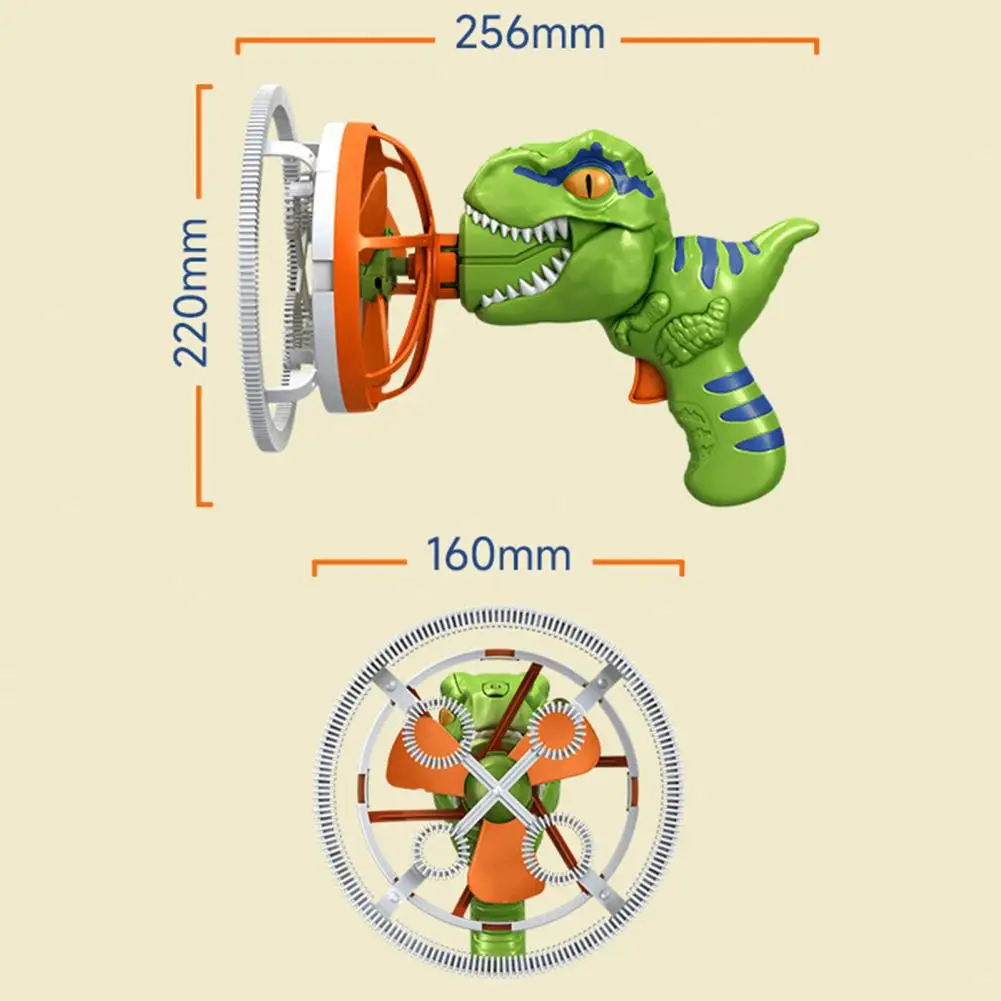 Bubble Blower ABS Bubble Blower Toy Cartoon Entertainment  Fashion Dinosaur Fan Bubble Machine 5