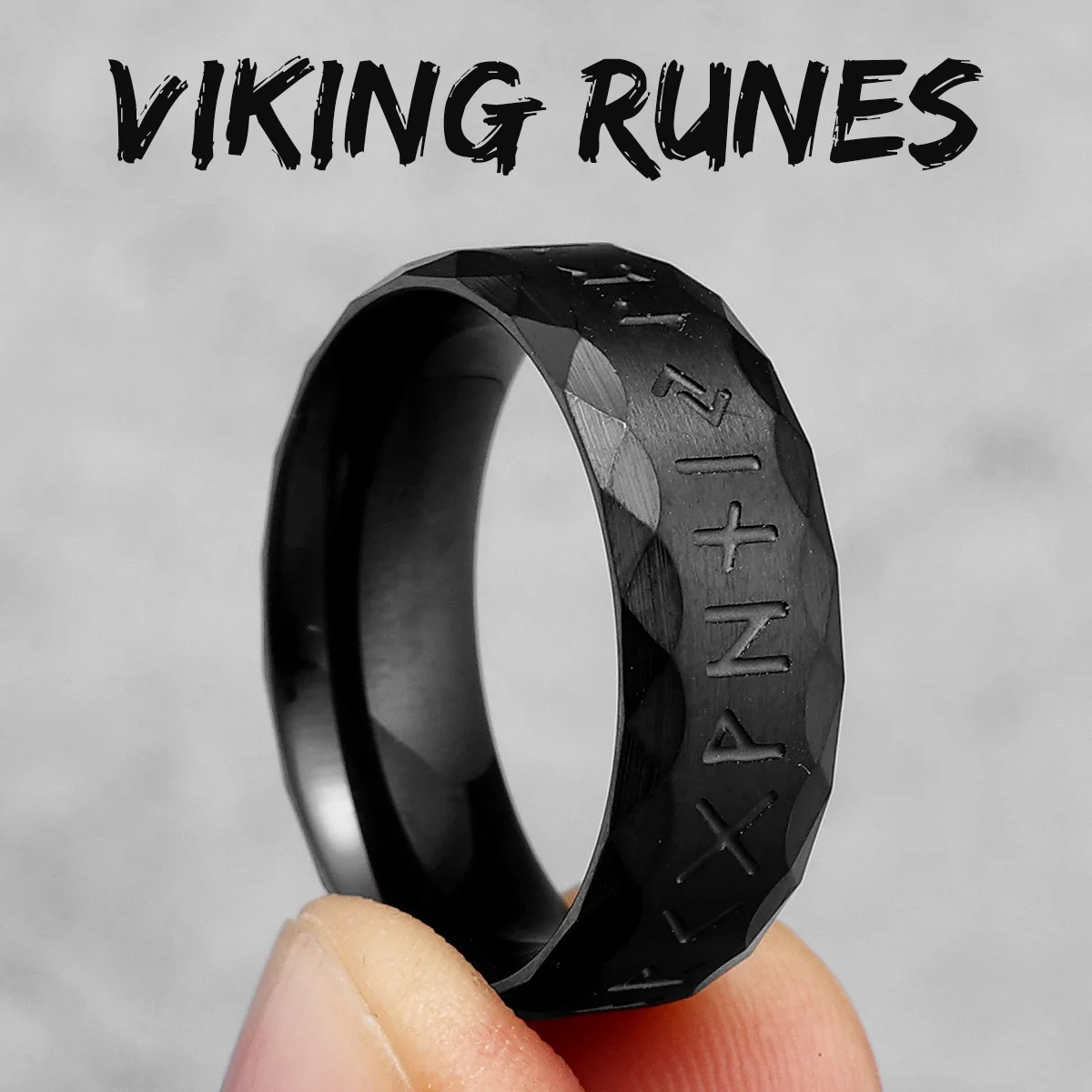 Vintage Nordic Celtic Knot Stainless Steel Rings - Viking Inspired Jewelry Gift