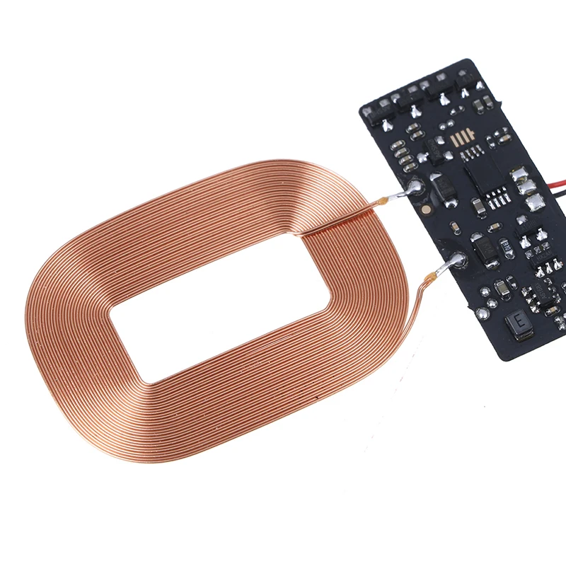 1pc Qi Wireless Charging Standard Universal Wireless Charger PCBA Circuit Board with Coil DIY QI Receiver