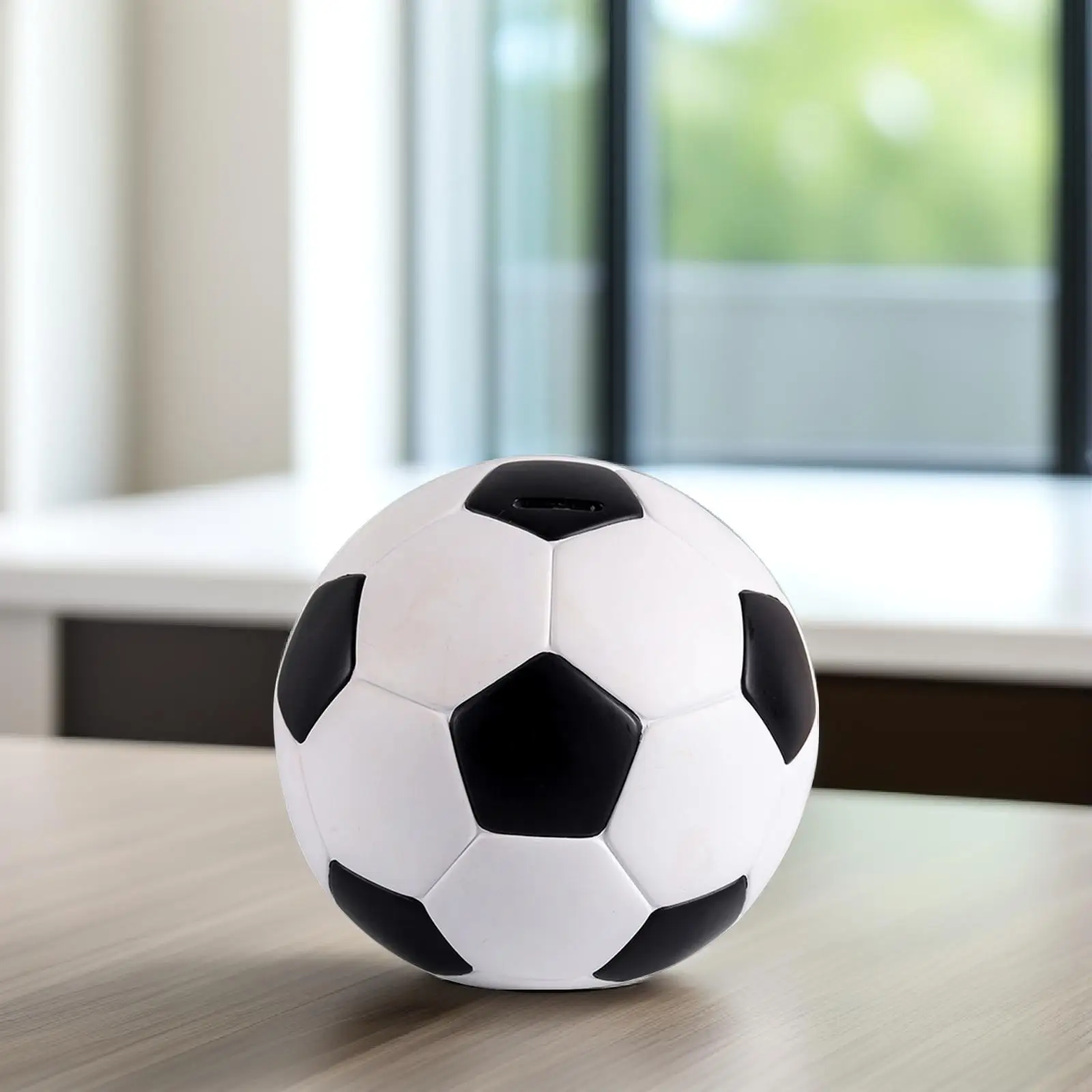 Football Piggy Bank Kids Money Coin Decor Decoration Sports Vinyl Saving Office Decorations 2