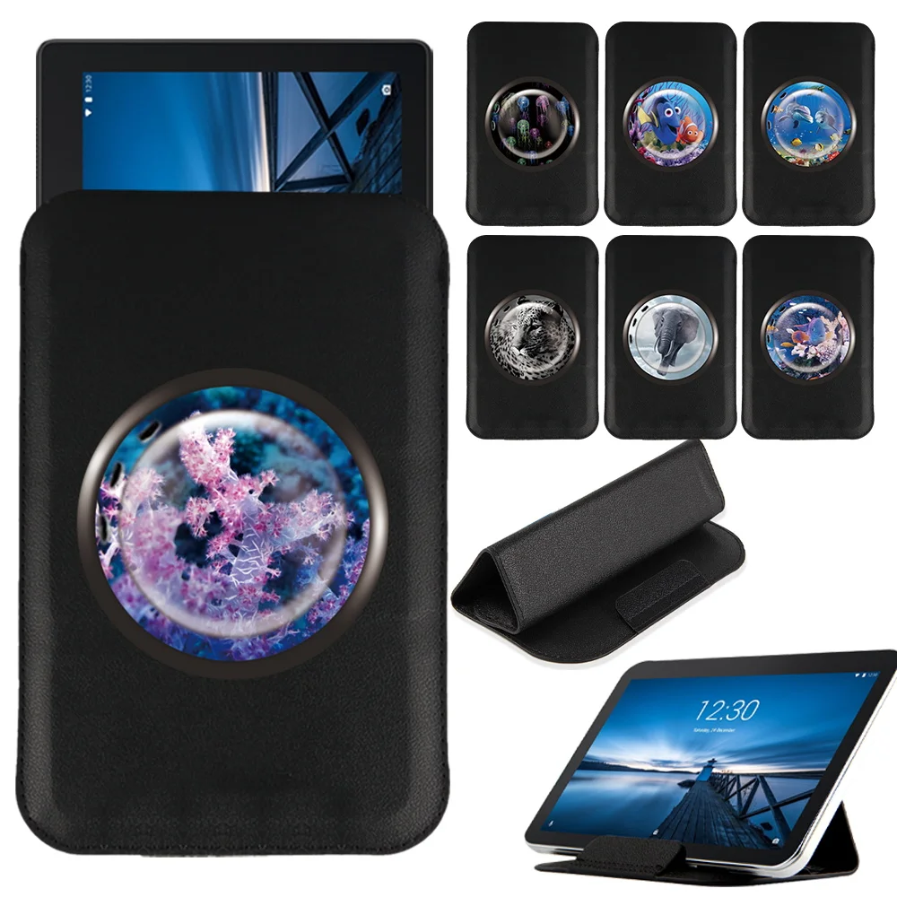 Custodia Per Tablet In Pelle Custodia Per Lenovo Tab M10 Plus 10.3/Tab M10 10.1/Tab M10 Hd 10.1/Tab E10 10.1/Tab M8/Tab M7 Confezione Magnetica