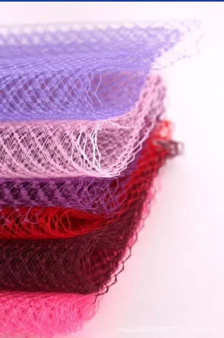 Vogelkäfig-Verschleiernetz für Frauen, Stoff, Fascinator, Kopfbedeckung, Kopfbedeckung, 100 Yards pro Los, 9" (22 cm) – Detail 3