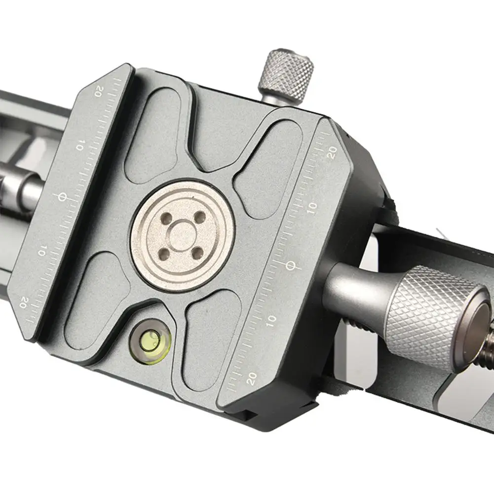 Metal Macro Rail Clamp Vm-18 Macro Focusing Rail Screw Knob Clamp Aluminum Alloy Lens Focus Tuning Base Compatible Arca Type Camera