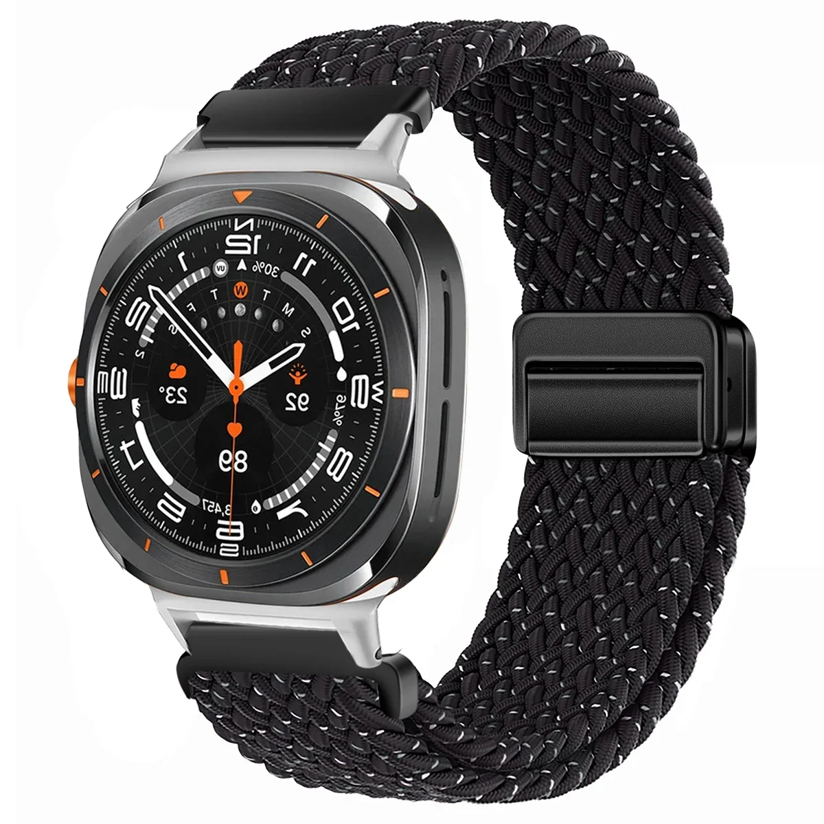 Magnetic Nylon Braided Sport Bracelet Strap