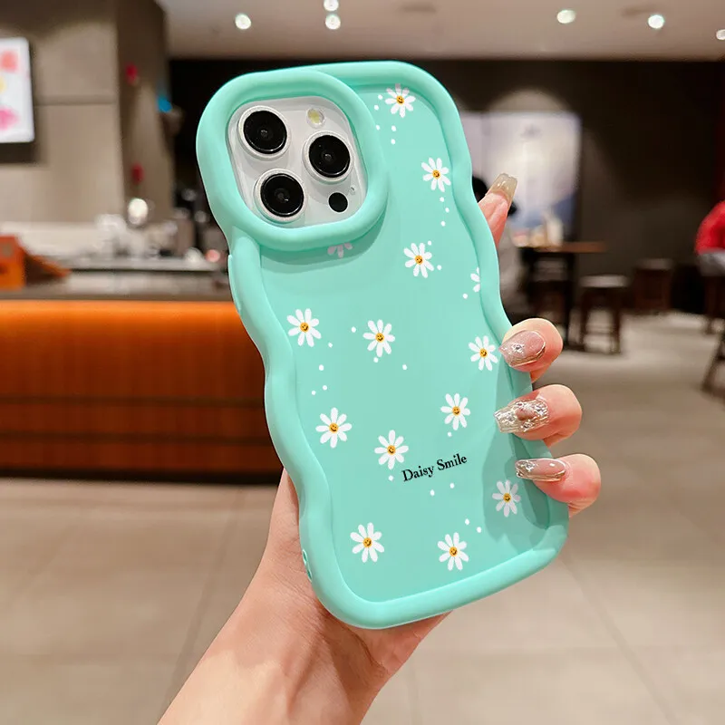 Daisy Flowers Candy Color Soft Phone Case Cover