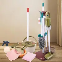 Kids Cleaning Set Pretend Play Kit Cleaning Toys Cleaning Toys Gift For Toddlers Include Broom Mop Duster Dustpan Brushes Rag 1