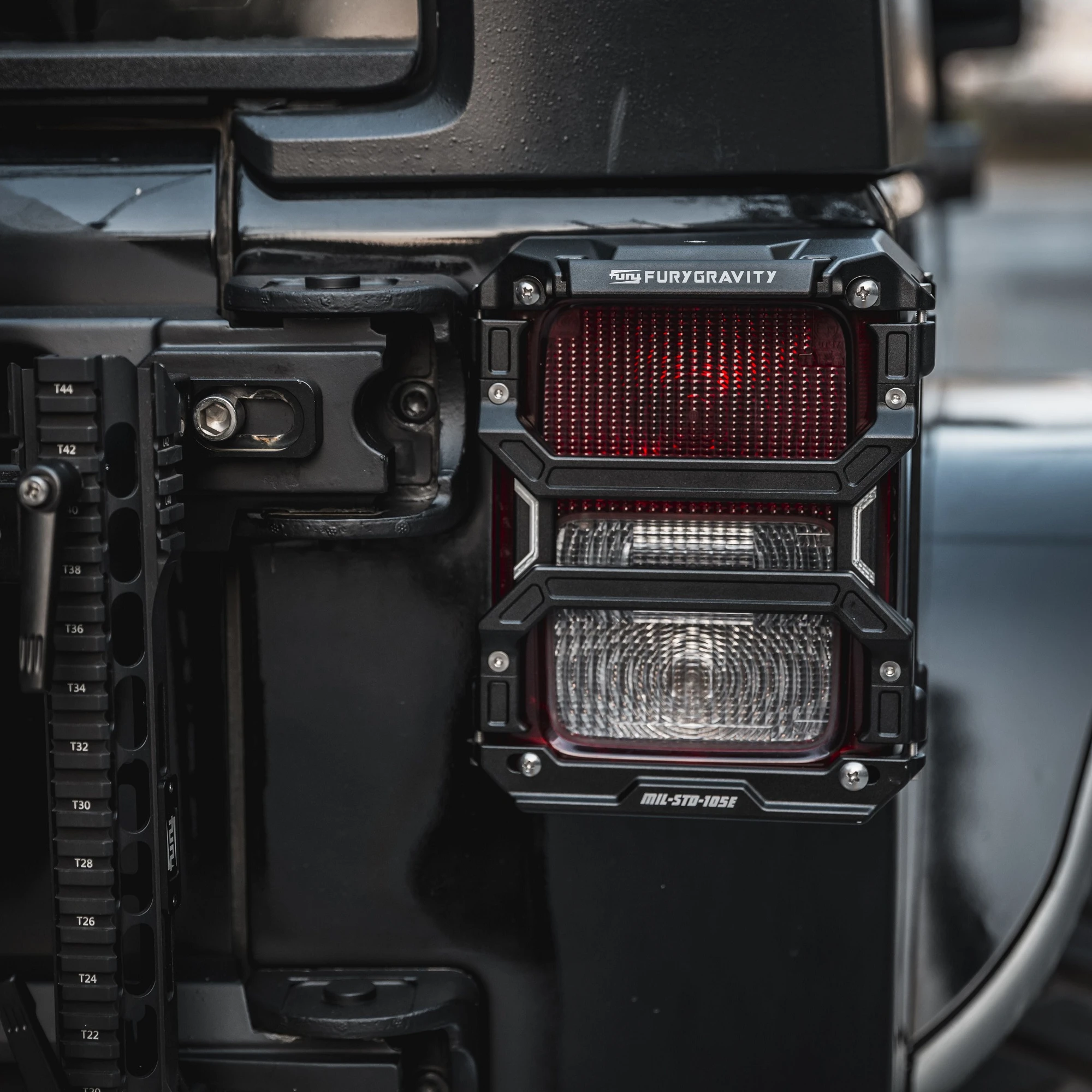 Fury 2007- accessories parts CNC process Aluminum Alloy TAILLIGHT COVER for Jeep wrangler JK custom
