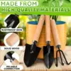 3PC/1Set Mini Gardening Tools Set Portable Small Gardening Tool With Handles Shovel Rake Indoor Gardening Planting Flower Tools 4