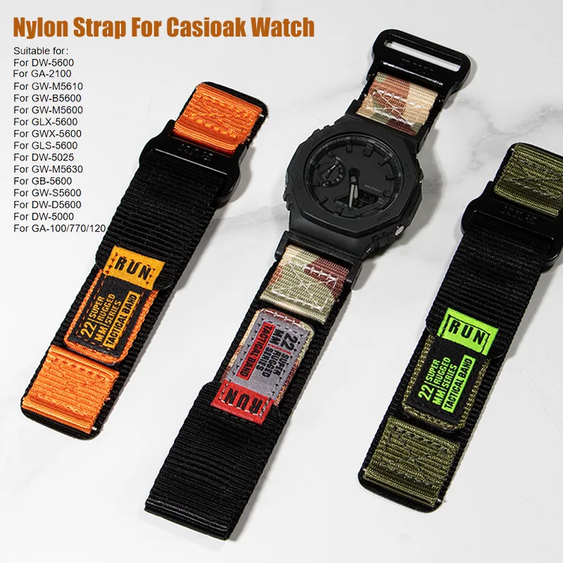 Nylon Sport Watch Strap - Soft and Durable Wristband Bracelet