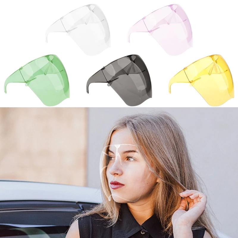 

Visor Face Shield Adjustable Transparent Safety Face Shield Full Face Cover Anti Fog Anti Droplet Dust Drop Shipping
