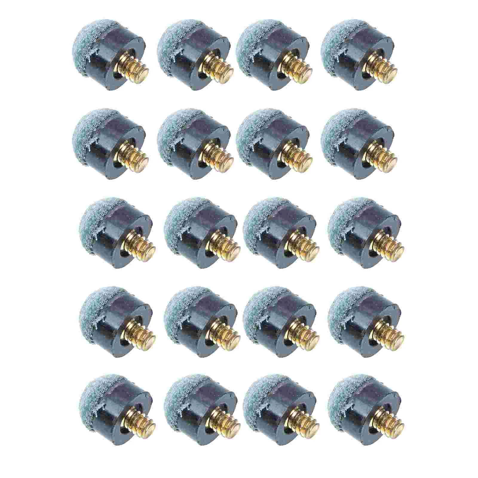 20 Pcs Snooker Tip Accessories Billiard Pool Cues Tips Replacement Billiards Baby