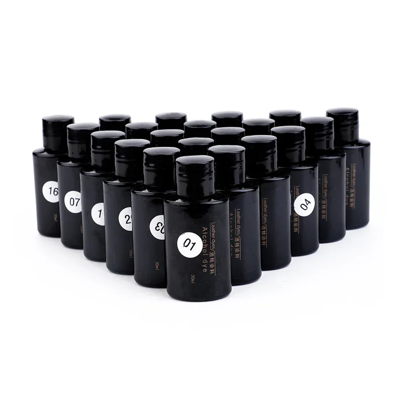가죽 알코올 염료, 야채 무두질한 염료, DIY 염료, 용해 가능한 안료, 병 당 30ml