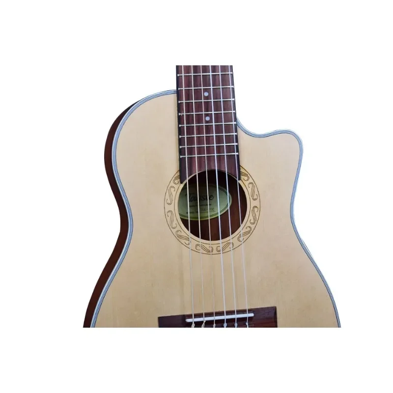 ギター-スプルース付きミニアコースティックギター,6弦,ウクレレ