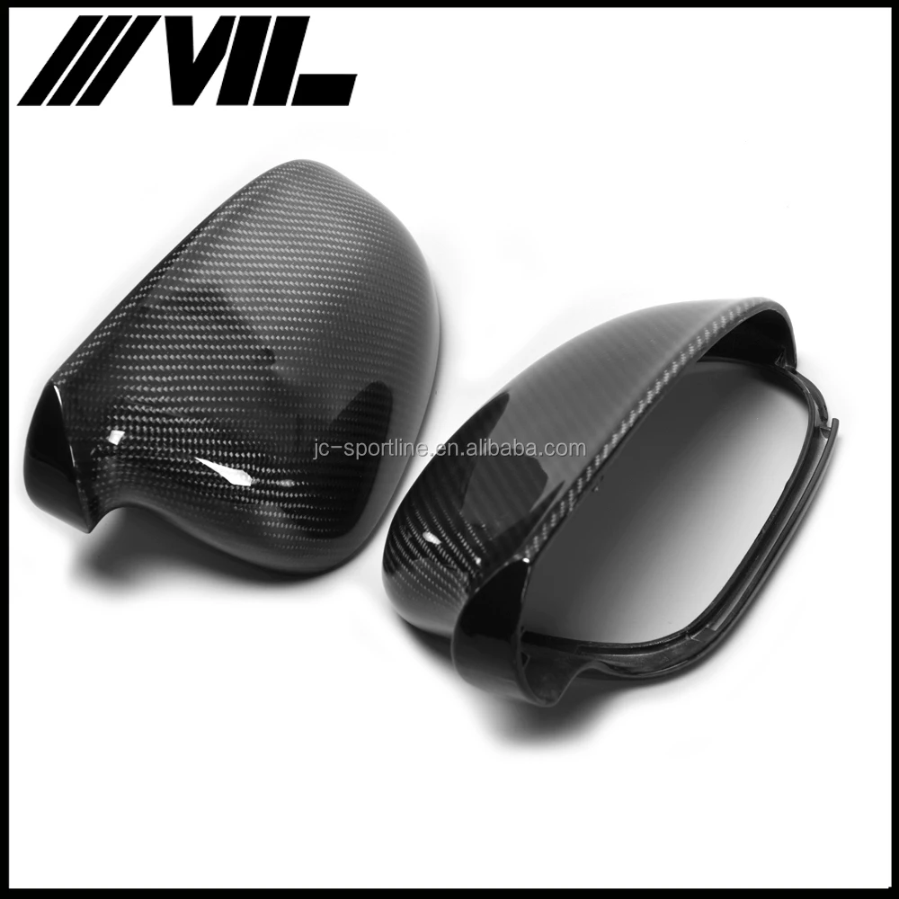 폭스바겐 골프 V GTI MK5 R32용 자동차 풀 교체 카본 파이버 사이드 미러 커버