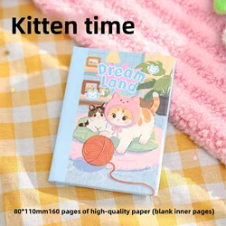 Charming Cat Illustration Journal - Creative Daily Writing Notebook Set (Kitten time)