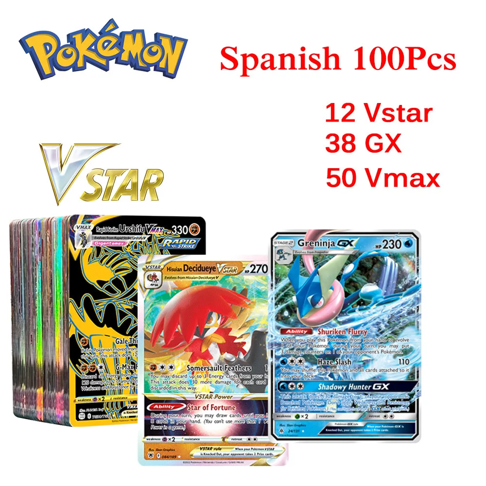 NEW Pokemon Cards English Version Holographic Miraidon EX Arceus Vstar  Charizard Vmax Pokemon Shiny Cards set - AliExpress