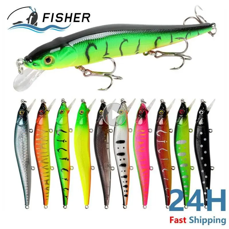 115cm14gBaitFishingLuresSinkingMinnowWobblersPlastic