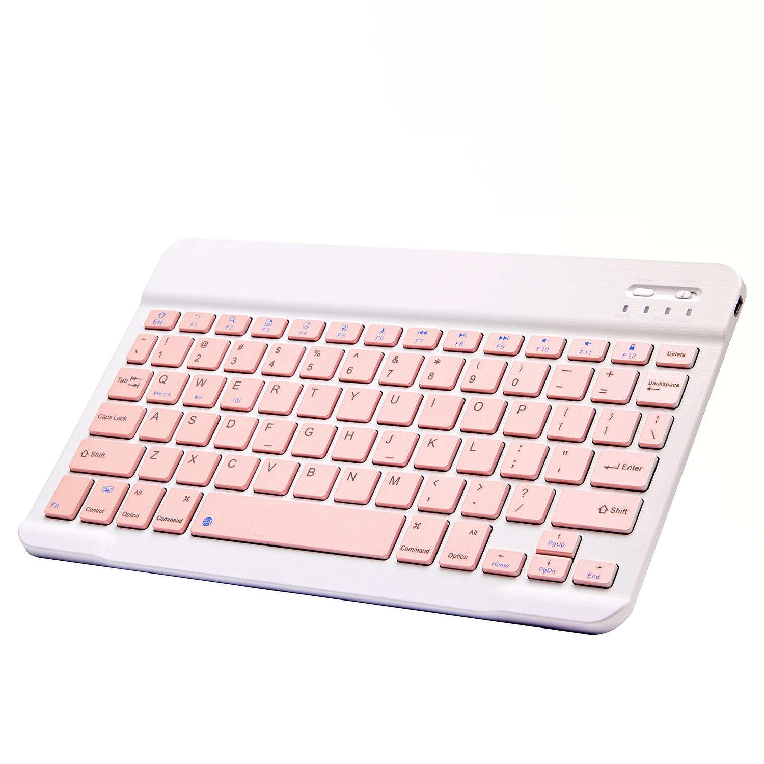 Pink Wireless Bluetooth Keyboard and Mouse Mini Spainish Keyboard Bluetooth Keyboard for Tablet IOS Android IPhone Ipad Keyboard computer keypad Keyboards