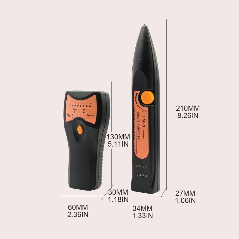 Line Finder RJ11 RJ45 Cat5 Telephone Line Test TM-8 Telephone Wire