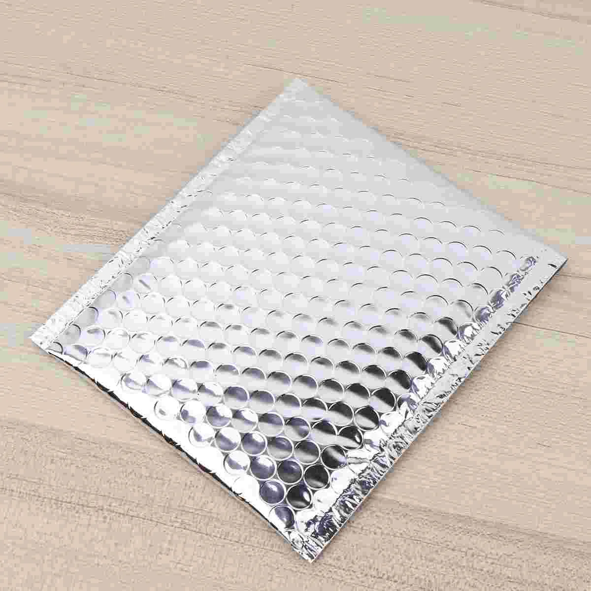 28 Pcs Bubble Bag Shockproof Packaging Metal Small Envelope Waterproof Logistic Express 10pcs poly bubble envelope stationery packaging shipping bag cute puppy express bags for jewelry logistics bubble bag 15x20cm