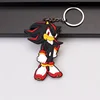 Sonics Keychain Double-sided Cartoon Keychain Anime Movie Derivative Peripherals Backpack Pendant Accessories Kids Birthday Gift 2