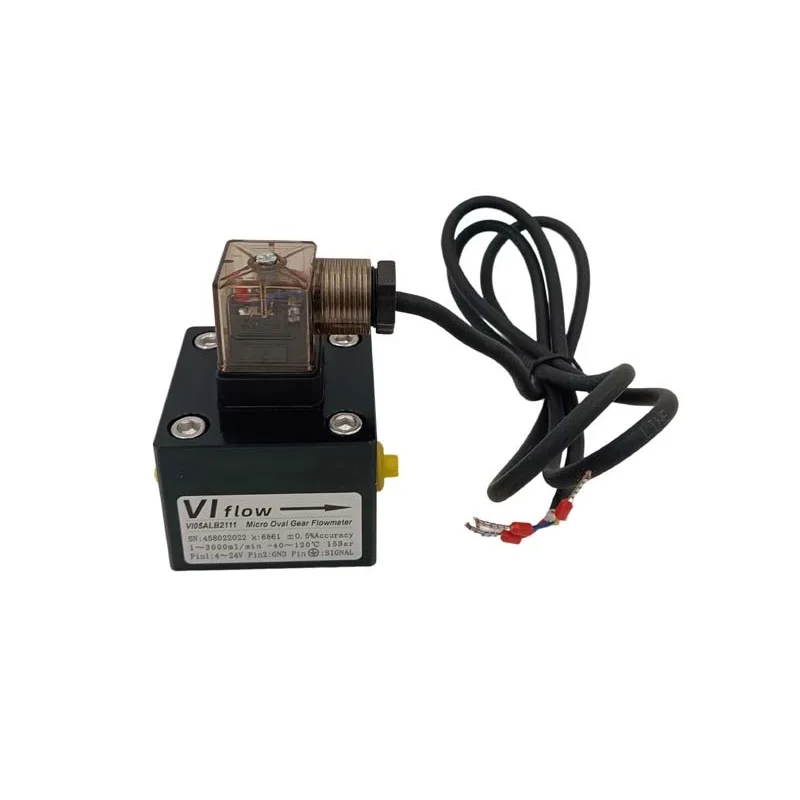 

VI05ALB211 Viflow Diesel Fuel Micro Oval Injector Gear Flowmeter With Filter For Common Rail Tester Bench