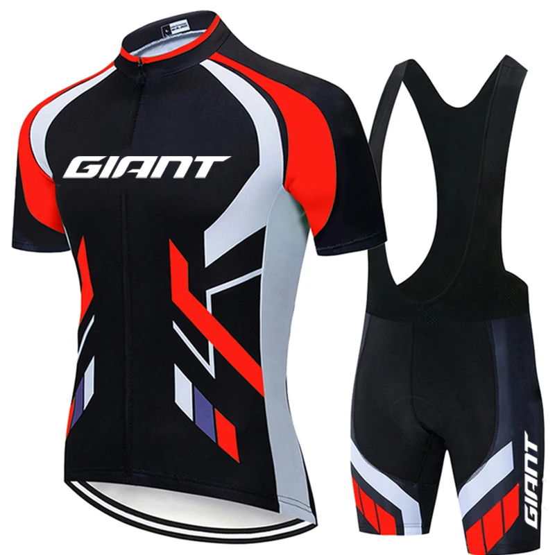 

GIANT 2023 Men's Cycling Jersey Set Summer Cycling Clothing MTB Bike Clothes Uniform Maillot Ropa Ciclismo Cycling Bicycle Suit