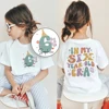 Personalised Girls Birthday Shirt Custom Name Kids 1-9 Year Birthday Party Outfit Child Short Sleeve T-shirt Girl Retro Tee Tops 1