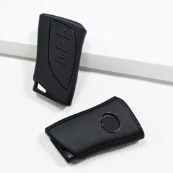Premium Soft TPU Car Remote Key Case Cover - Stylish Accessories (Black 1PC)