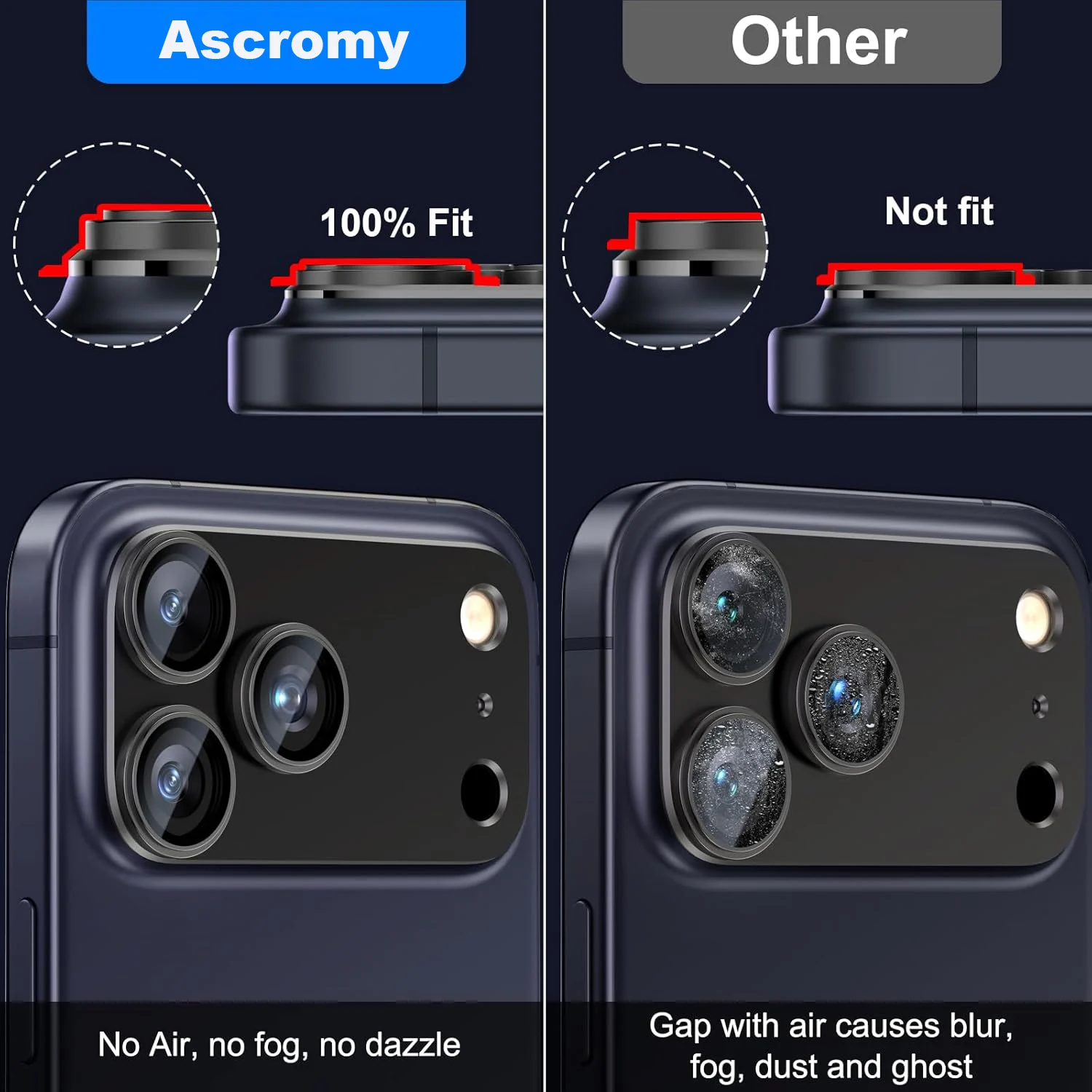 Metal Glass Camera Lens Protector Yij Cover For iPhone 17 Pro Max 17 Air 17 Plusi 17Pro Protection Ziai Phone Accessories Black 4