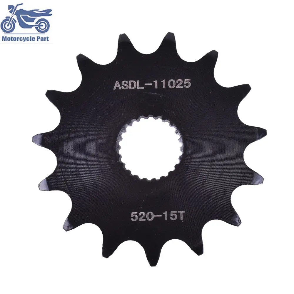 520-15T 520 15 Tooth 15T Drive Front Sprocket Gear Cam For Yamaha Xt600Z Xt600 Z Tenere 600 Szr660 Xtz660 Tenere 3Yf Xtz Szr 660