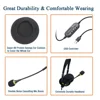 USB Headphones Bluetooth Physical Noise Reduction Headsets Stereo Sound Earphones for Phone PC Gaming Work Earpiece on Head 6