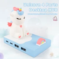 USB HUB Hub Splitter, USB C Port Cartoon Cute Stand HUB, Suitable, For mobile phones, tablets, laptops, desktops, projectors 1