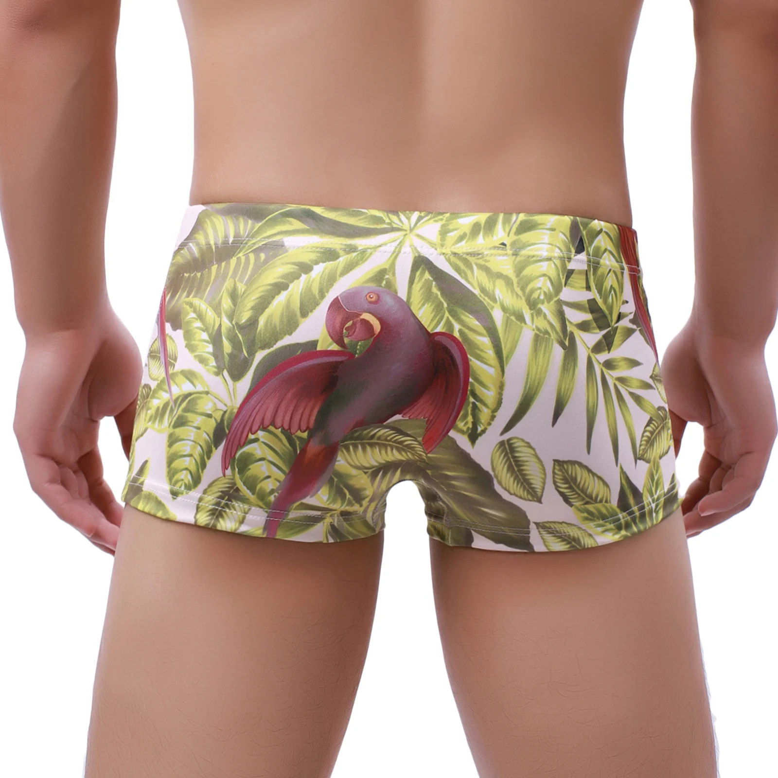 Sommer Herren Bademode Sexy Strand Board Shorts Badehose Schnell Trocken Männlichen Badeanzug Bademode Bade Boxer Anzug Plus Größe – Detail 8