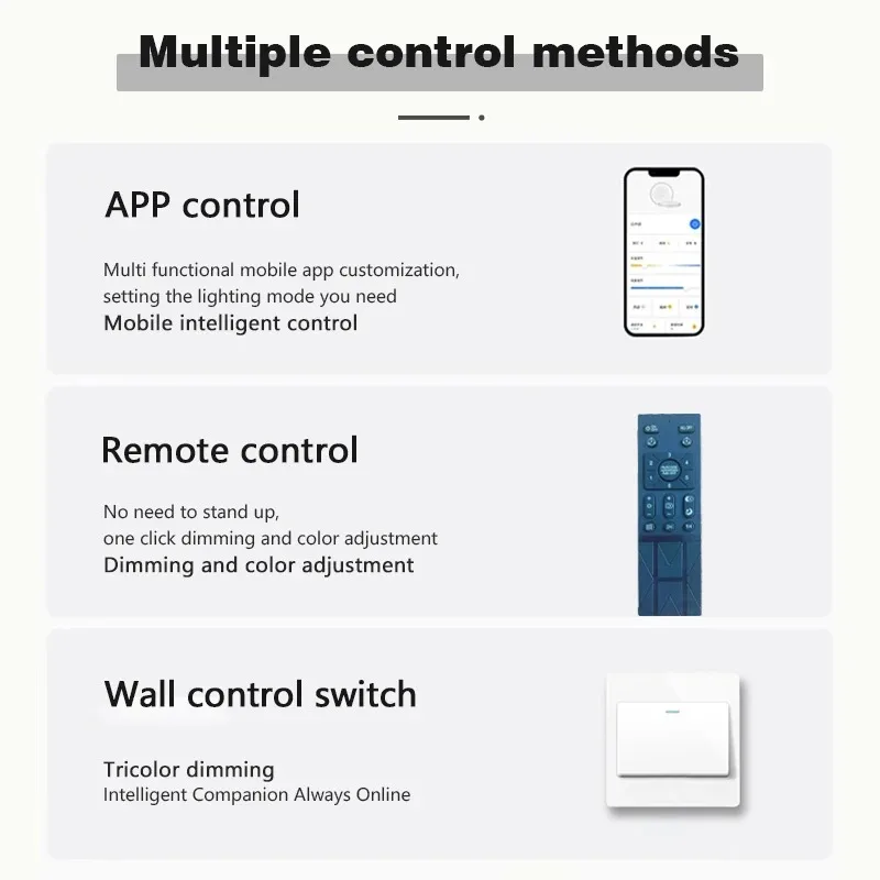 LED Ceiling Fan Light Smart APP Remote Control Strong Wind Silent Fan Lamp for Bedroom Dining Room Living Room Home