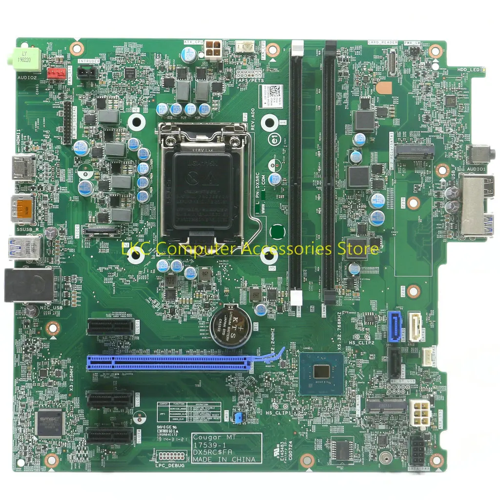 New FOR DELL OptipLex 3060 Tower MT Desktop Motherboard DX5RC T0MHW 0T0MHW  CN-0T0MHW 17539-1 LGA1151 DDR4 Mainboard 100% Tested
