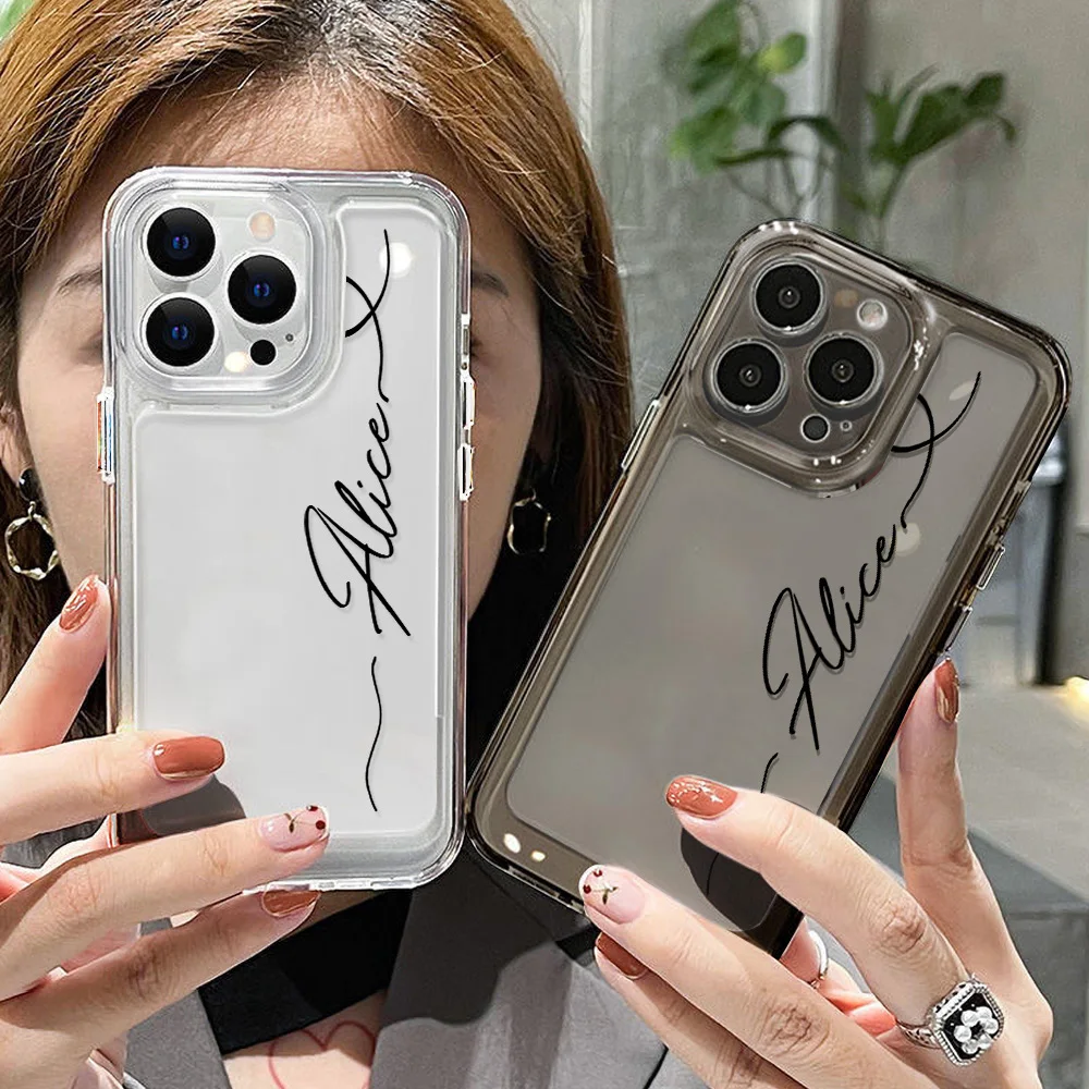 

Custom Name DIY Letters Case For Iphone 14 13 Pro Max Case 11 12 Pro XS Max X XR 7 8 14 Plus Iphone11 Personalized Design Funda