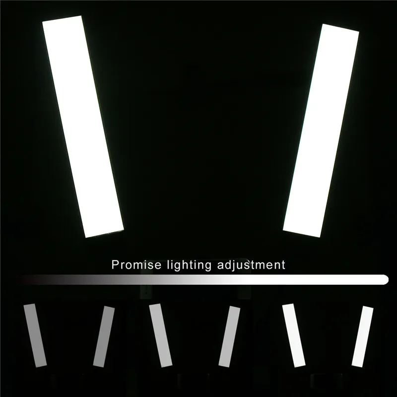 45 W flexibles Doppelarm-LED-Fülllicht, Beauty-LED-Videoleuchten 3000–5600 K mit Telefonhalter für Tiktok Live Wimpernverlängerungen – Detail 4