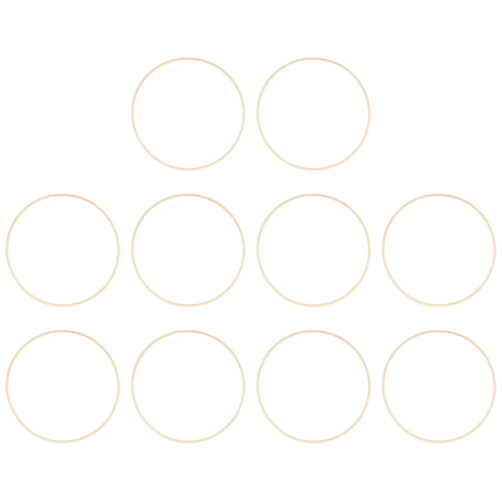 

10pcs Wreath Bamboo Hoops Macrame Hoops Wall Hanging DIY Crafts Dream Catcher Frames
