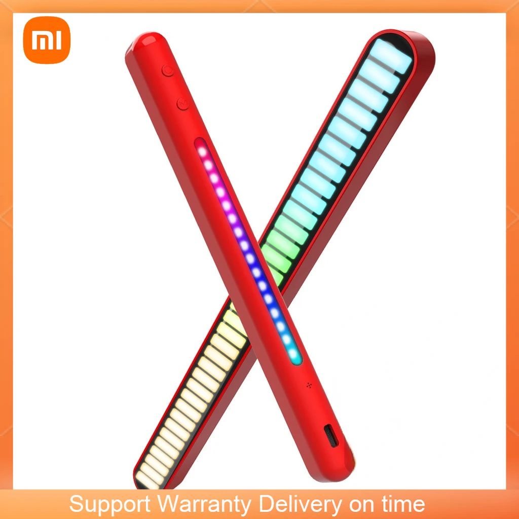 

Xiaomi VFZ RGB Smart Strip Light Music Sound Control Pickup Rhythm Ambient Atmosphere Lamp Night Light for Car Home Decoration