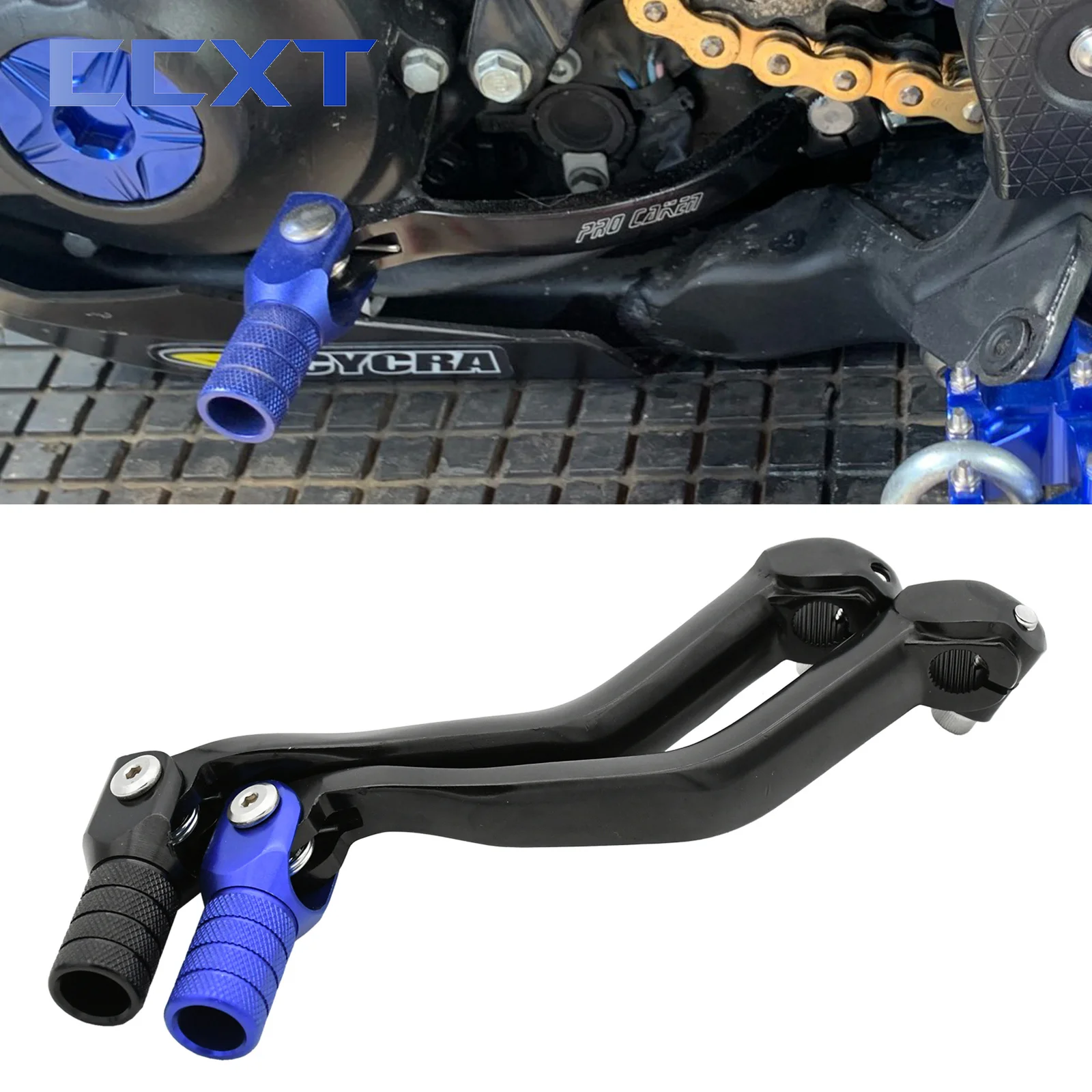 Рычаг переключения передач для мотоцикла с ЧПУ для YAMAHA YZ125 YZ250 2005-2023 YZ125X YZ250X 2016-2023 YZ250F YZ450F 2014-2016
