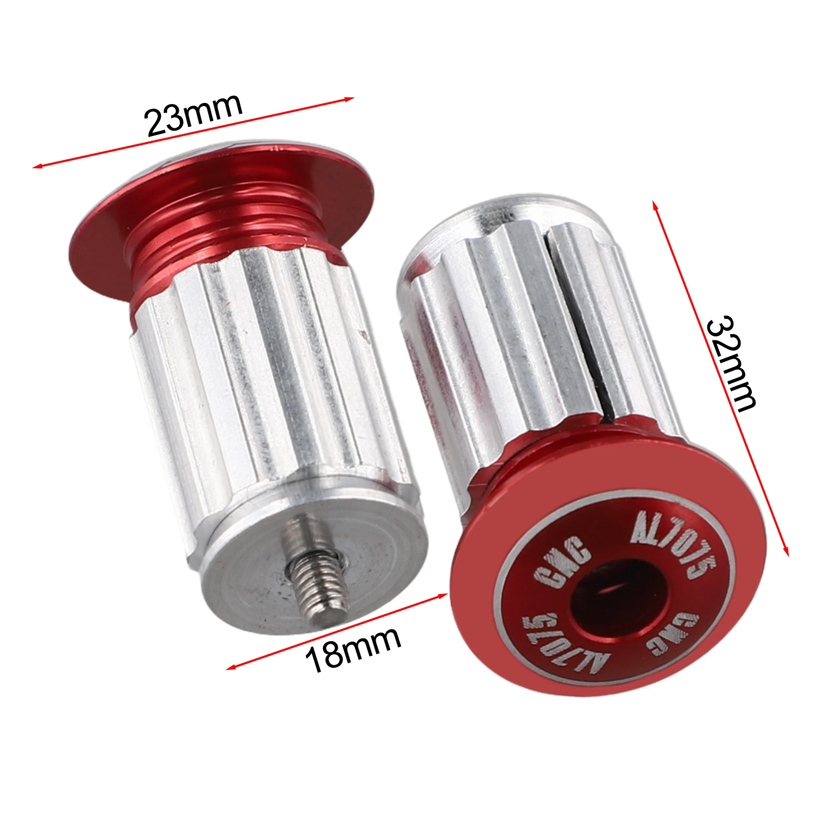 Bicycle Handlebar End Plug Mountain Road Bike Integrated Lockable Cover 18mm Expansion Plug-End Cap Cycling Accessories